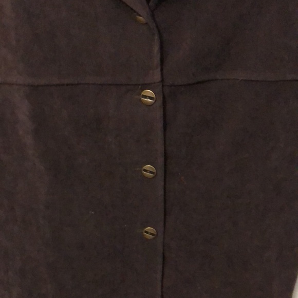 NWT Brown Suede-like Vest - Picture 2 of 3